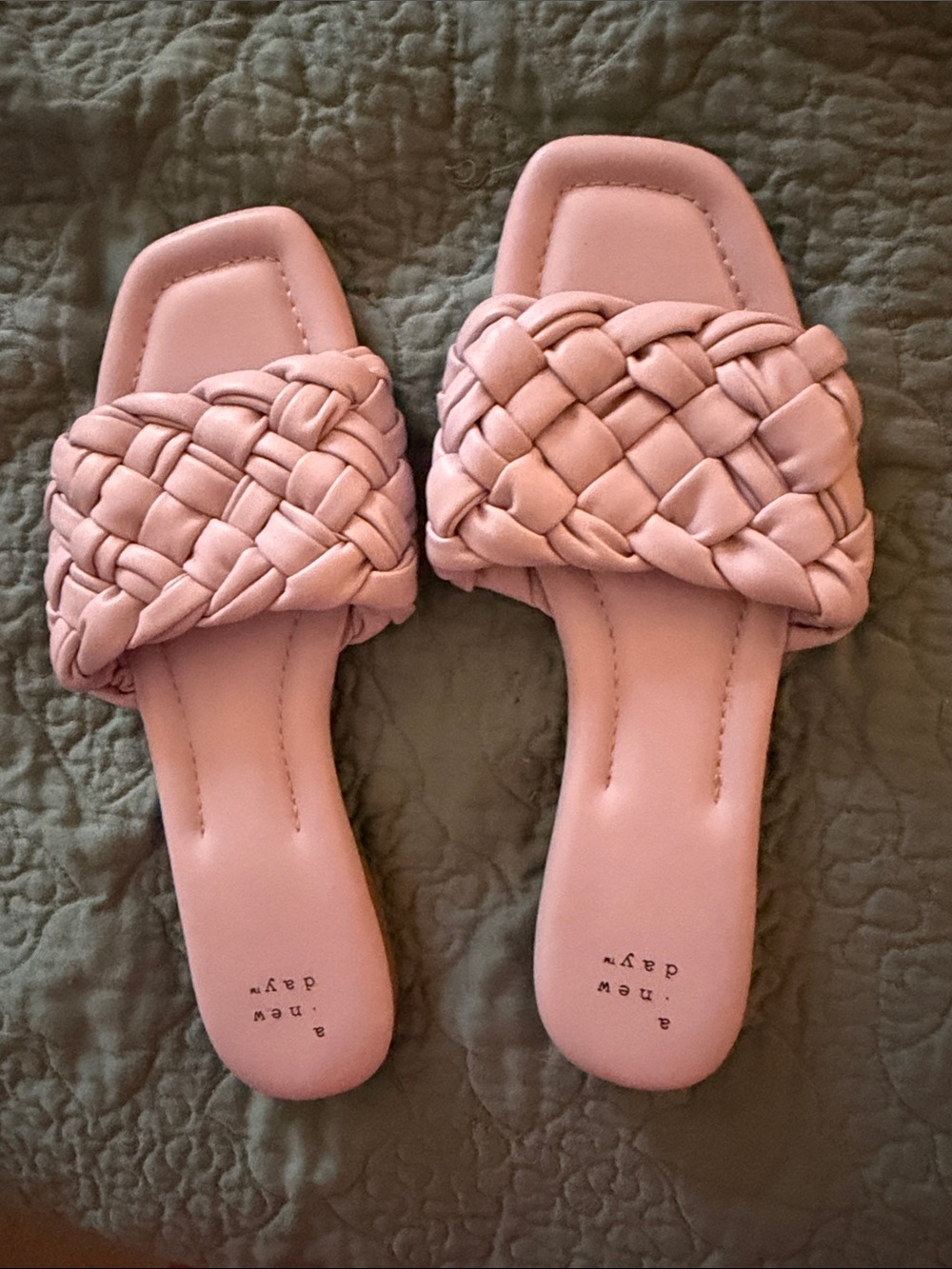 a new day Lilac Braided Slide Sandals